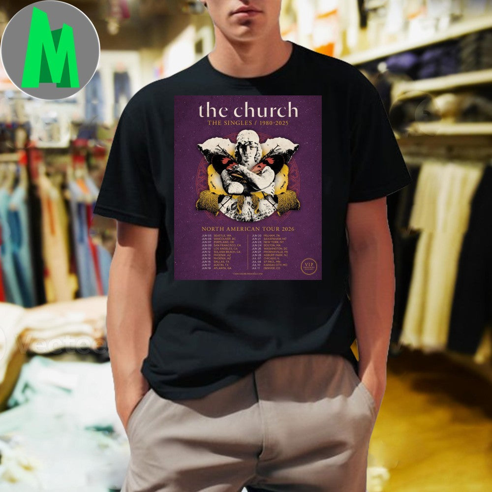 The Church The Singles 1980-2025 North American Tour 2026 Concert Unisex