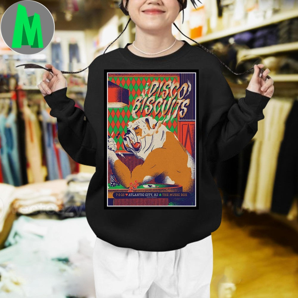 The Disco Biscuits Live 2025 The Music Box at the Borgata in Atlantic City Poster Shirt Unisex