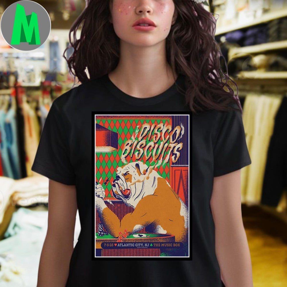 The Disco Biscuits Live 2025 The Music Box at the Borgata in Atlantic City Poster Shirt Unisex