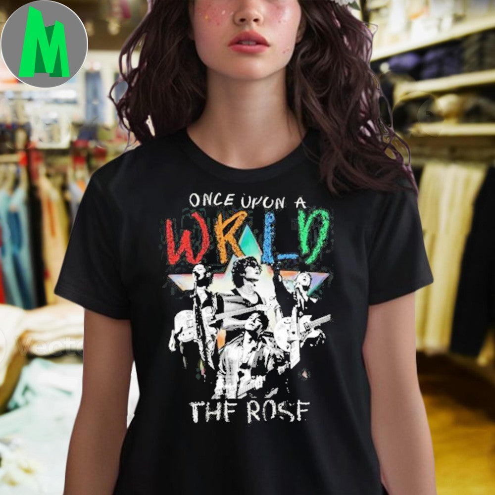 The Rose K-Pop Band Once Upon A World Retro Shirt Unisex