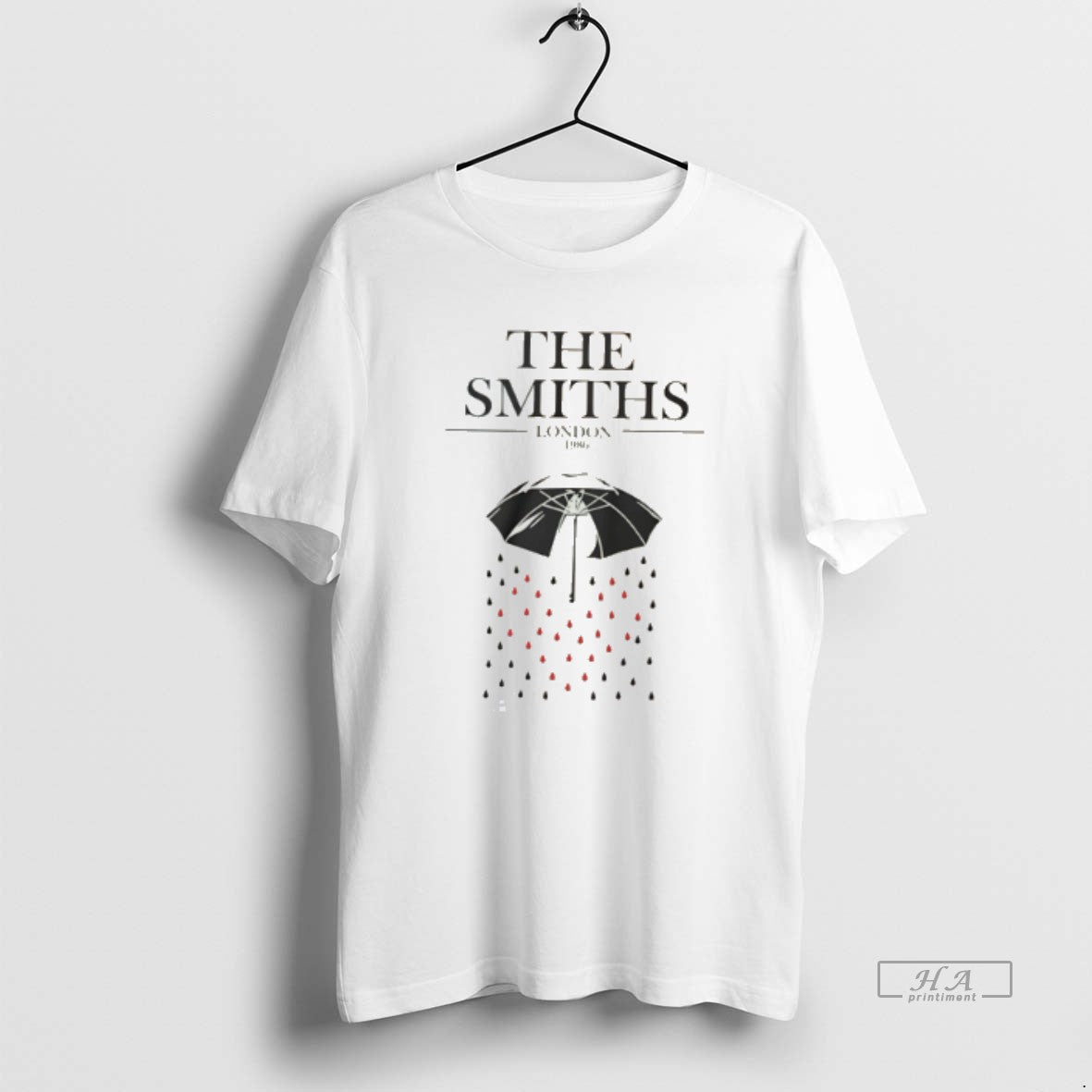 Official The Smiths London 1986 Umbrella Draw Tee Unisex