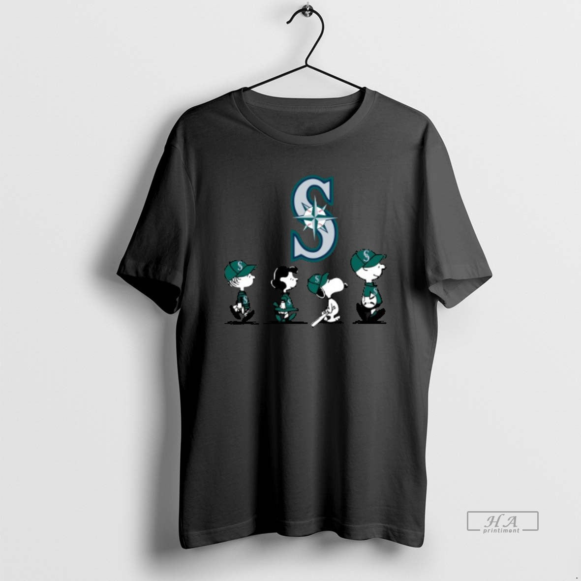 Official Trendy 2025 The Peanuts Characters Walking Seattle Mariners
