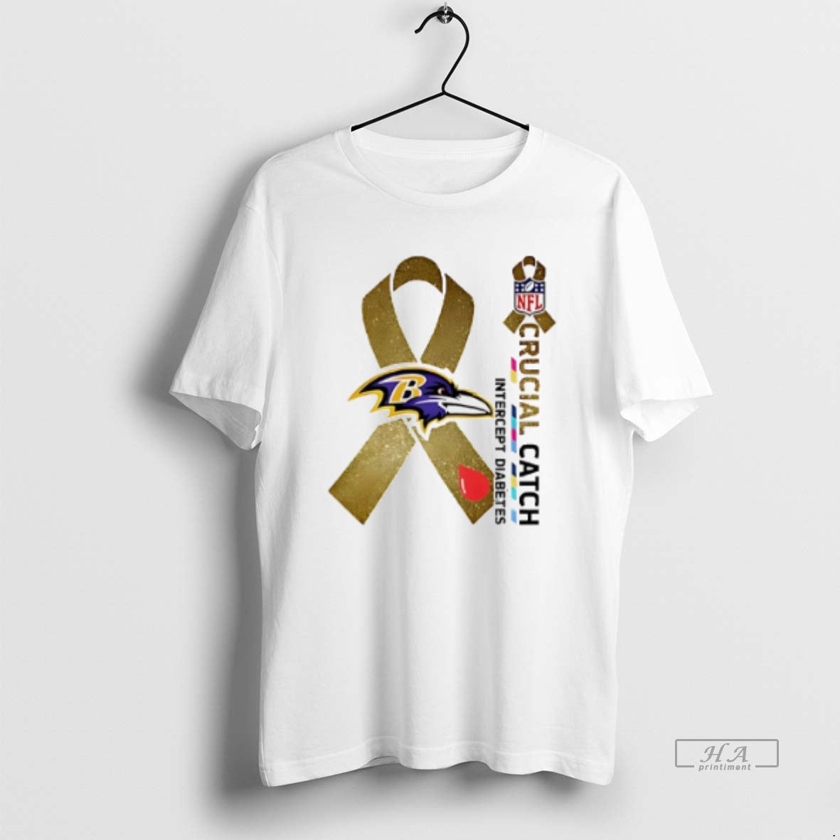 Official Trendy Baltimore Ravens Breast Cancer Crucial Catch 2025