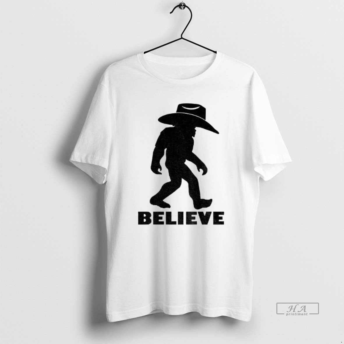 Official Trendy Believe Bigfoot Cowboy