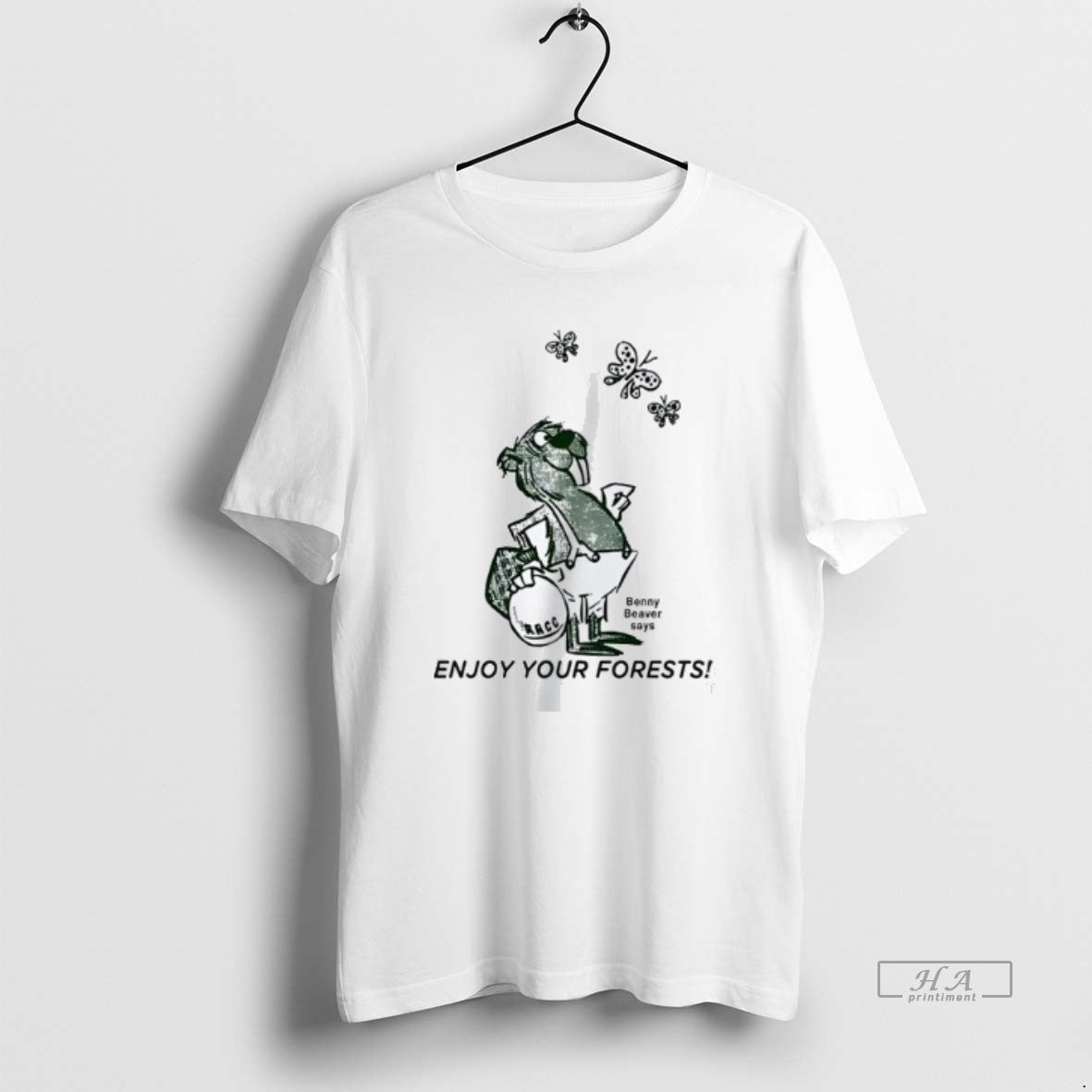 Official Trendy Benny Beaver Says Enjoy Your Forests