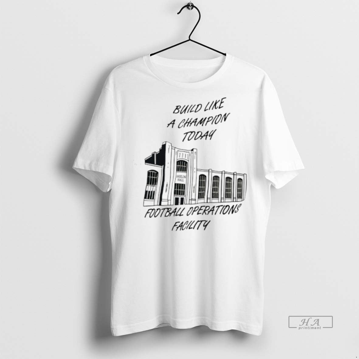 Official Trendy Build Like A Champion Today Football Operations Facility Tee Sweater