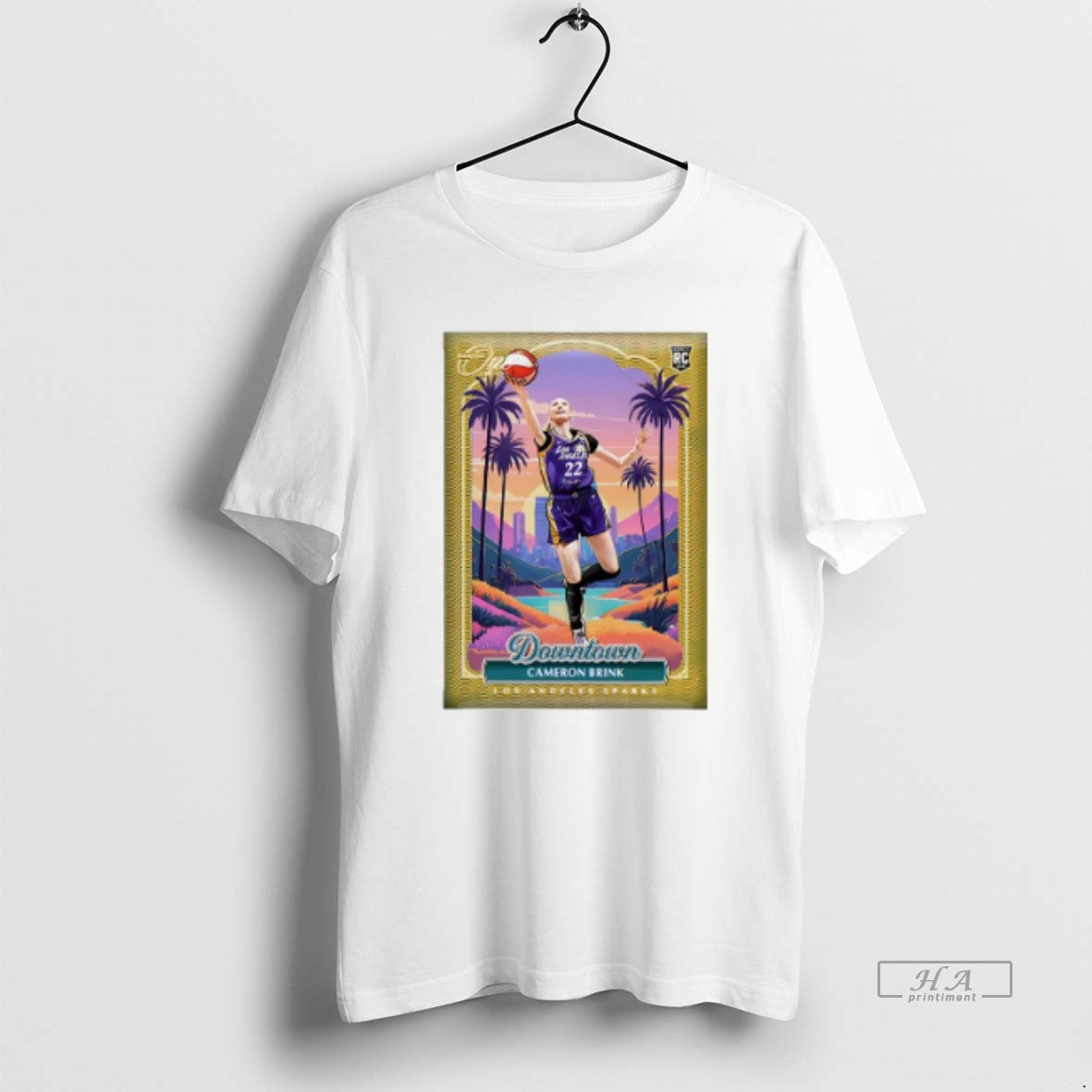Official Trendy Cameron Brink Los Angeles Sparks Player Caricature
