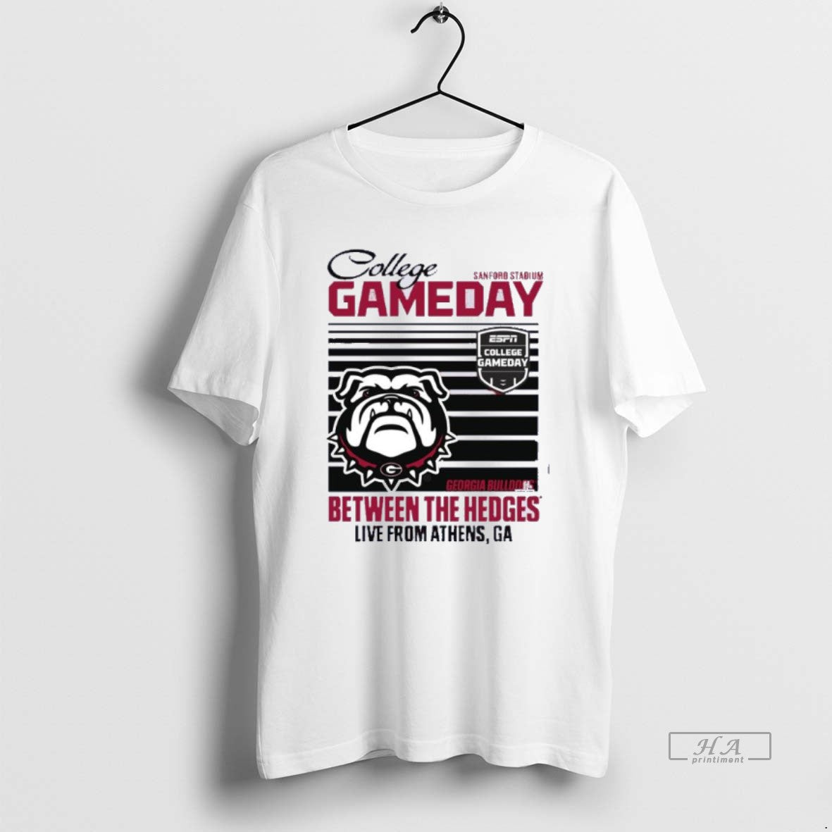 Official Trendy College Gameday 2025 Georgia Bulldogs Between The Hedges