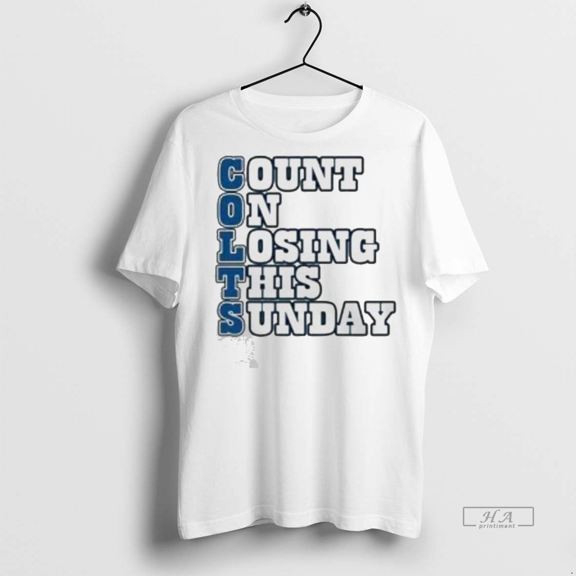 Official Trendy Colts Count On Losing This Sunday Tee Sweater
