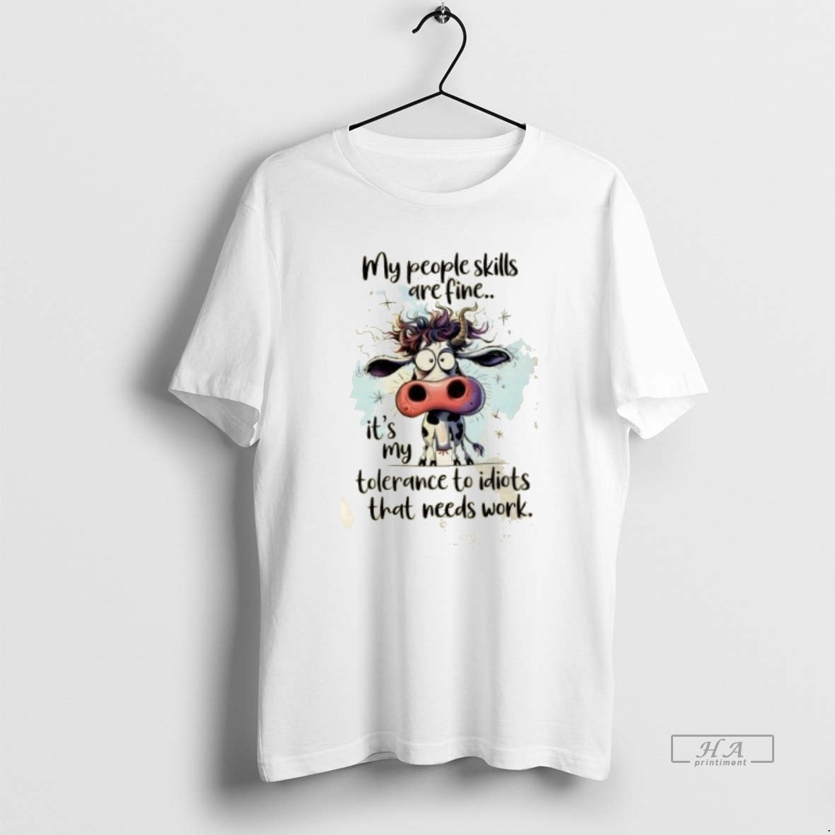 Official Trendy Cow My People Skills Are Fine Its My Tolerance To Idiots That Needs