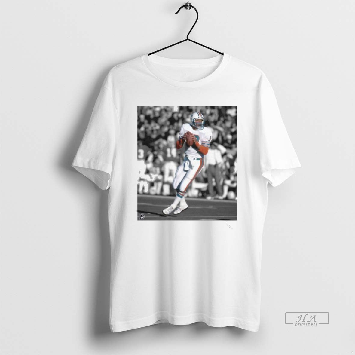 Official Trendy Dan Marino Miami Dolphins Pay Homage Tri Blend