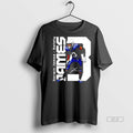 Official Trendy Derwin James Los Angeles Chargers Stretch Signature Tee Sweater