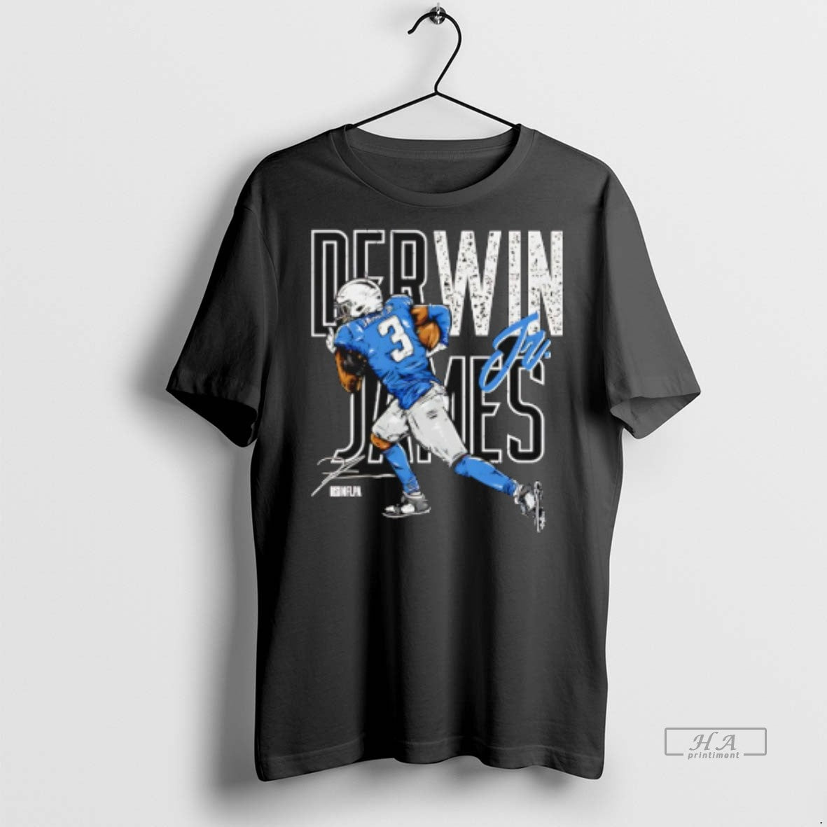 Official Trendy Derwin James Los Angeles Chargers Derwin Signature Tee Sweater