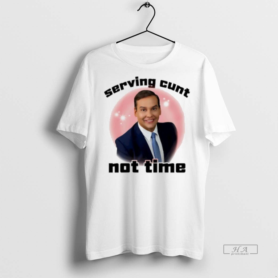 Official Trendy George Santos Serving Cunt Not Time Tee Sweater