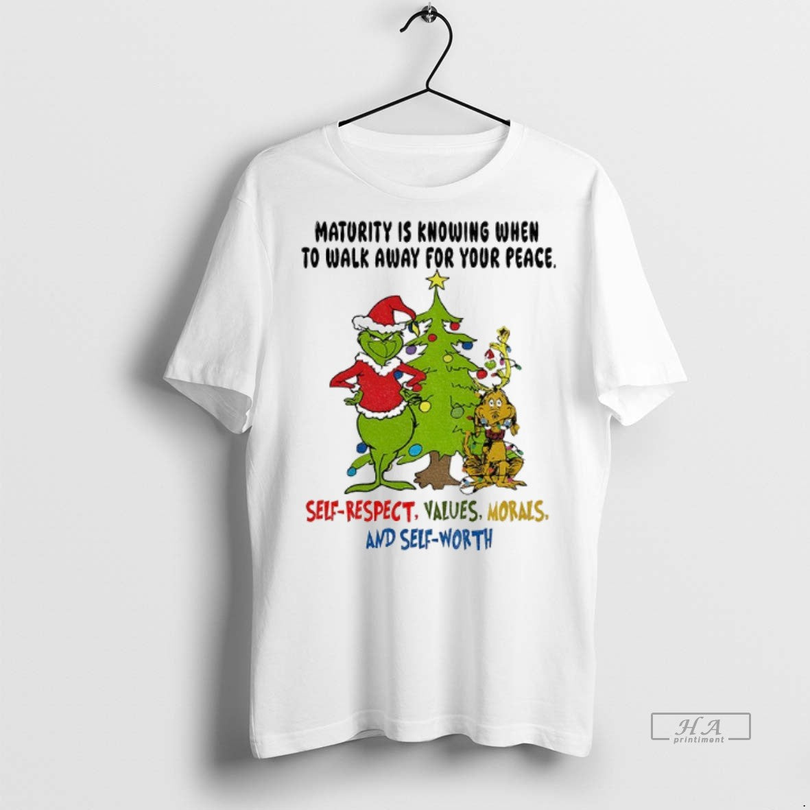 Official Trendy Grinch Maturity Is Knowing When To Walk Away For Your Peace Self Respect