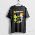 Official Trendy Hardees X Grinch And Jack Skellington Fist Bump Uniwilling Friends