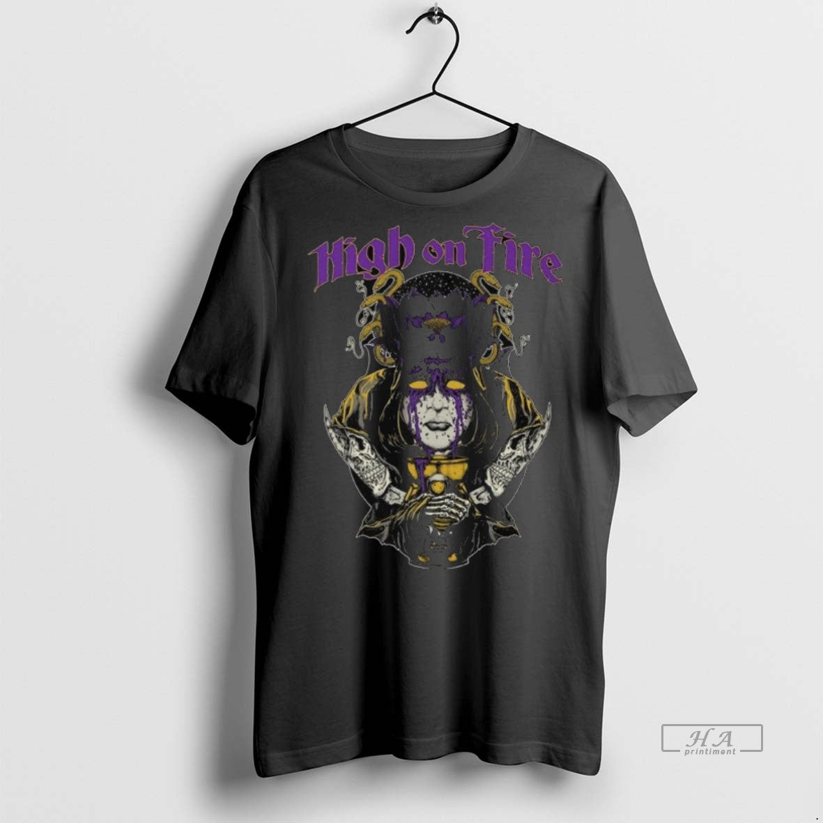 Official Trendy High On Fire Black Lotus Long Sleve Tee Sweater