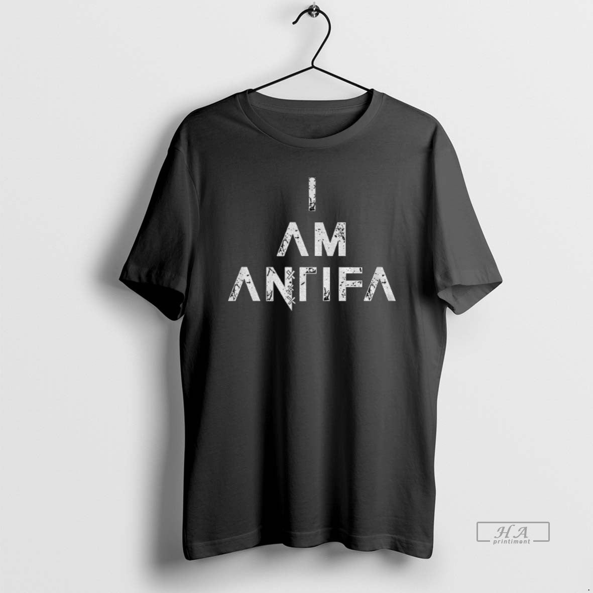 Official Trendy I Am Antifa Bold Protest Political