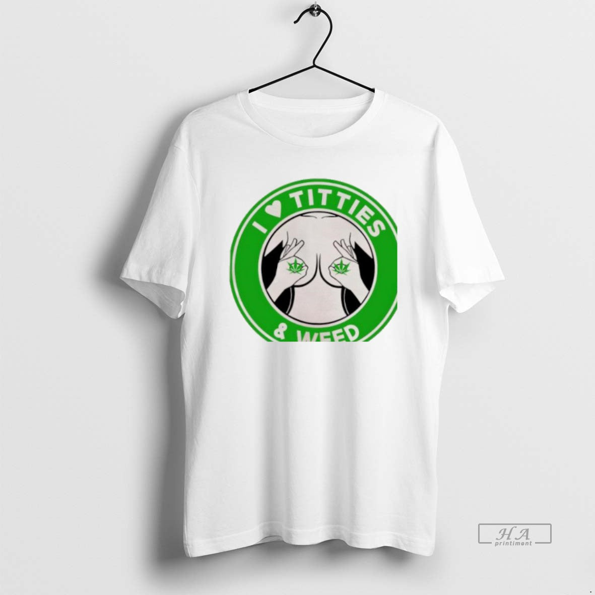 Official Trendy I Love Titties Weed