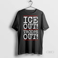Official Trendy Ice Out Troops Out Portland Frog Anti Ice Tee Sweater