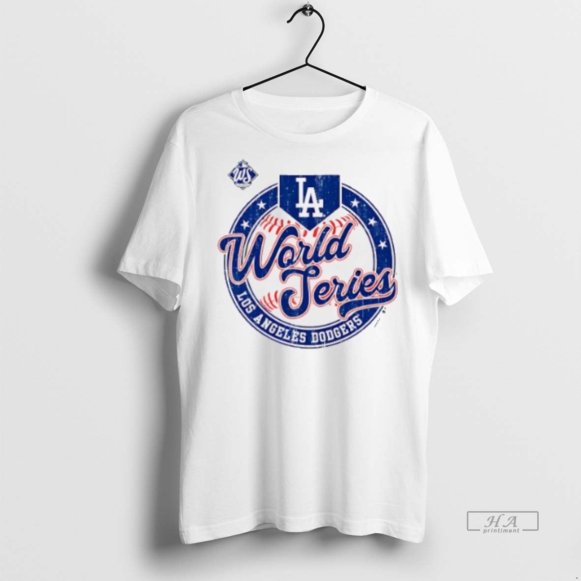 Official Trendy La Dodgers 2025 Ws World Series Logo Tee Sweater