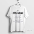 Official Trendy Las Vegas Aces 2025 Wnba Finals Champions Team Roster Tee Sweater
