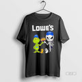 Official Trendy Lowes X Grinch And Jack Skellington Fist Bump Uniwilling Friends