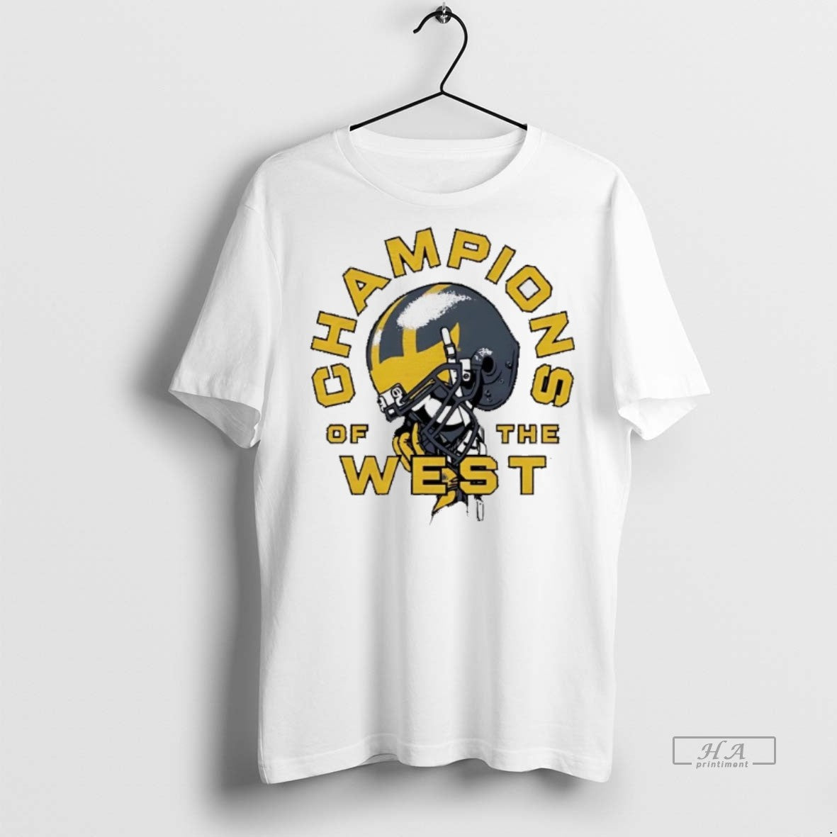 Official Trendy Michigan Wolverines Homefield Champions Of The West Tee Sweater