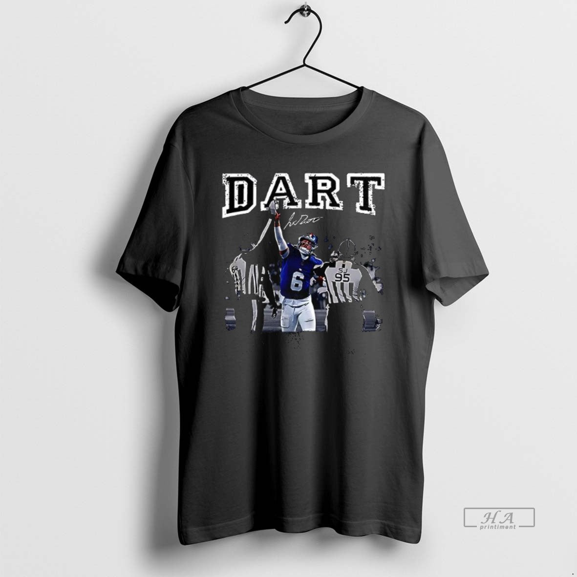 Official Trendy New York Giants Jaxson Dart 06 The Fantastic Moment