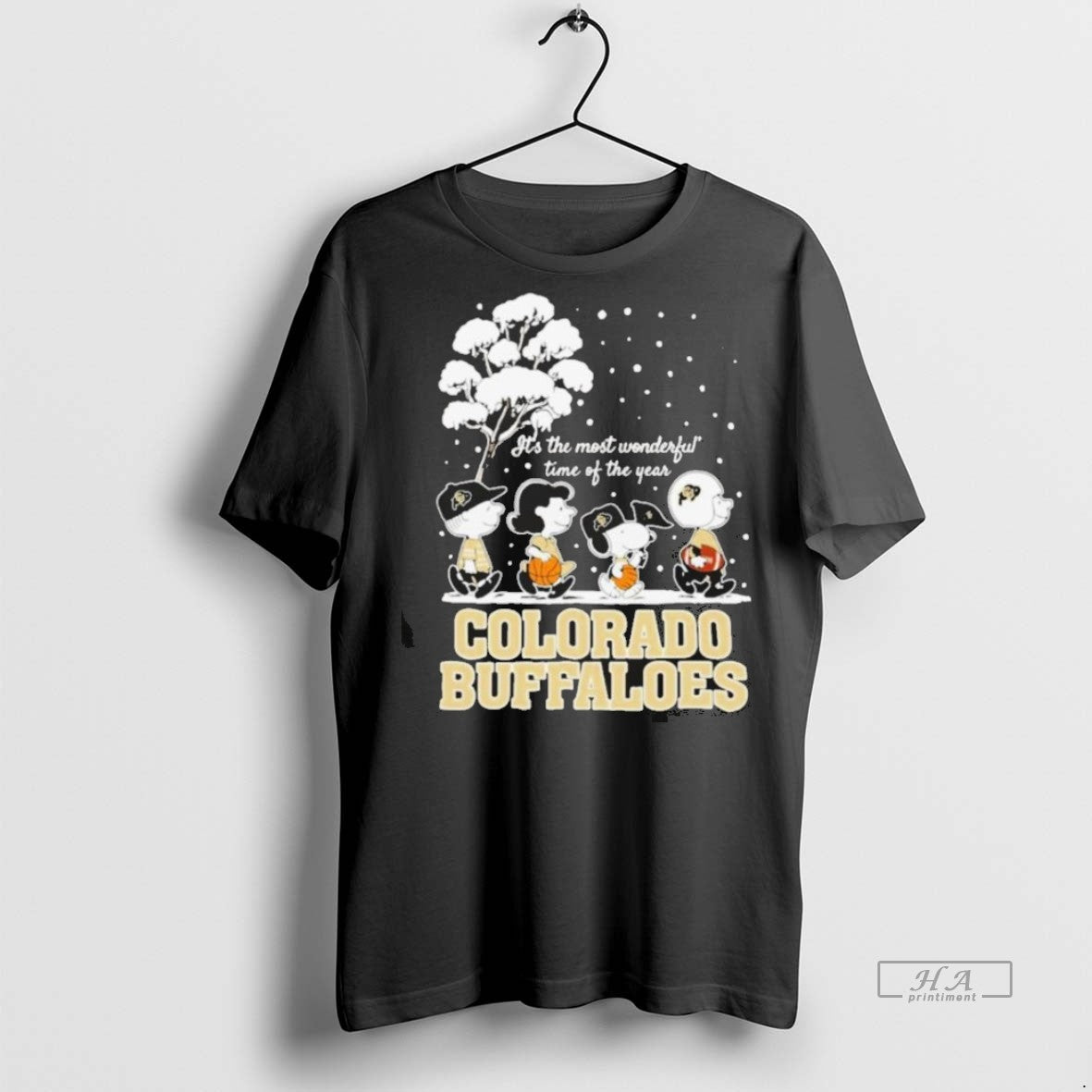 Official Trendy Peanuts Colorado Buffaloes Winter Its The Most Wonderful Time Of The Year 2025