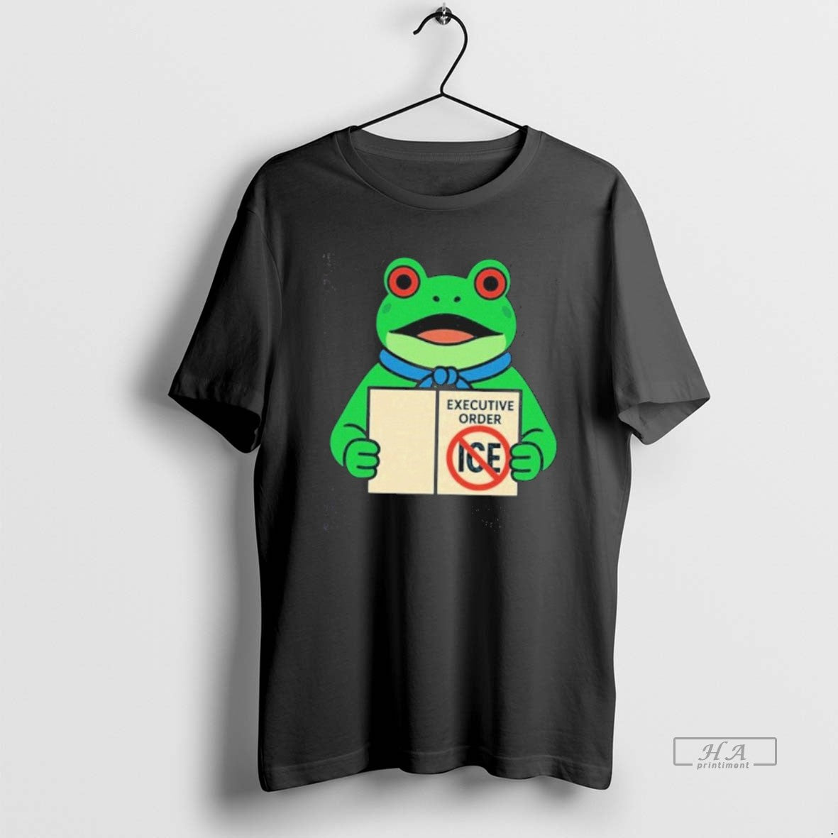 Official Trendy Portland Frog Protest Resist Executive Order Ice