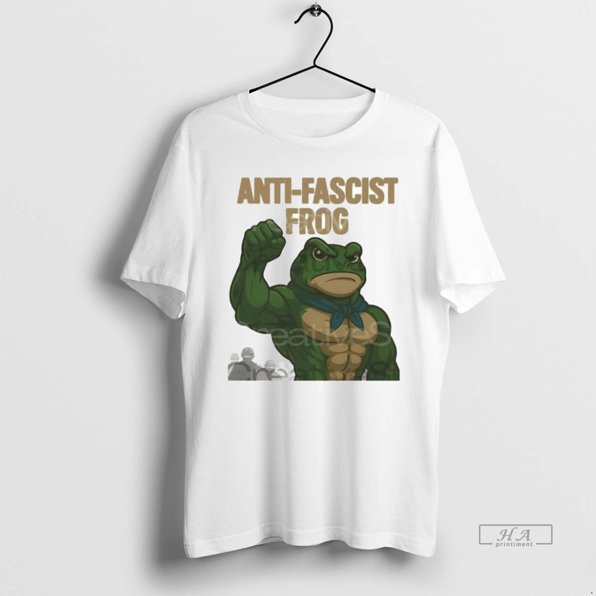 Official Trendy Portland Frog Anti Fascist Frog