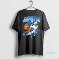 Official Trendy Quentin Johnston Los Angeles Chargers Collage Tee Sweater