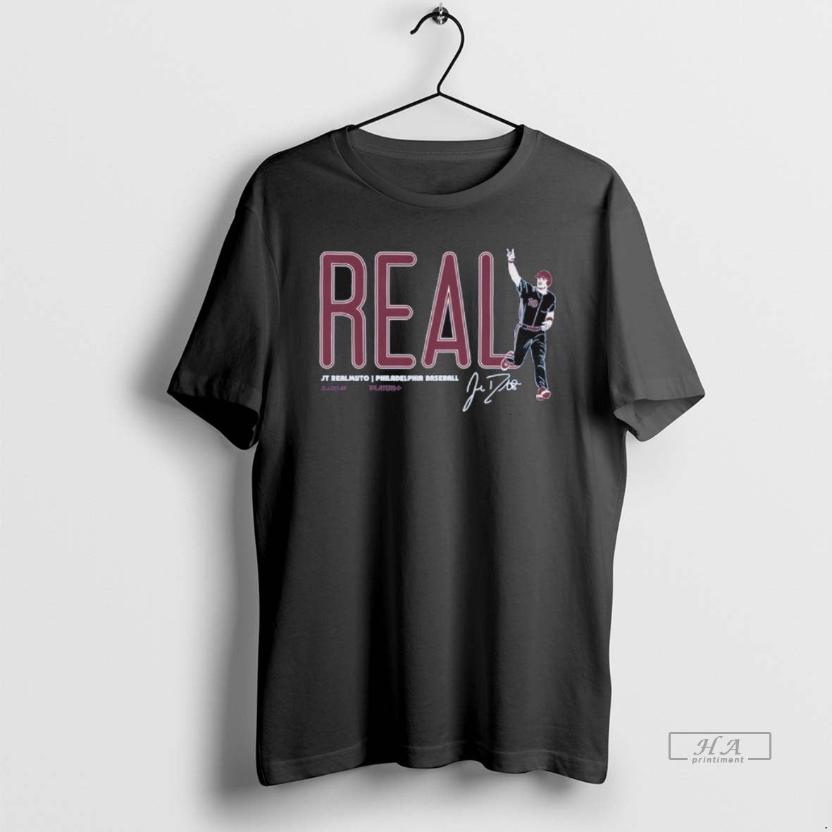 Official Trendy Real Jt Realmuto Philadelphia Phillies Mlb Slash Line Signature