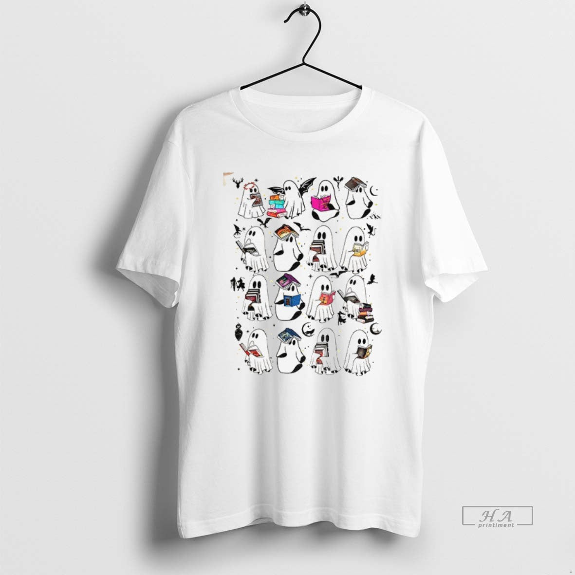 Official Trendy Retro Ghost Book Bookish Ghost