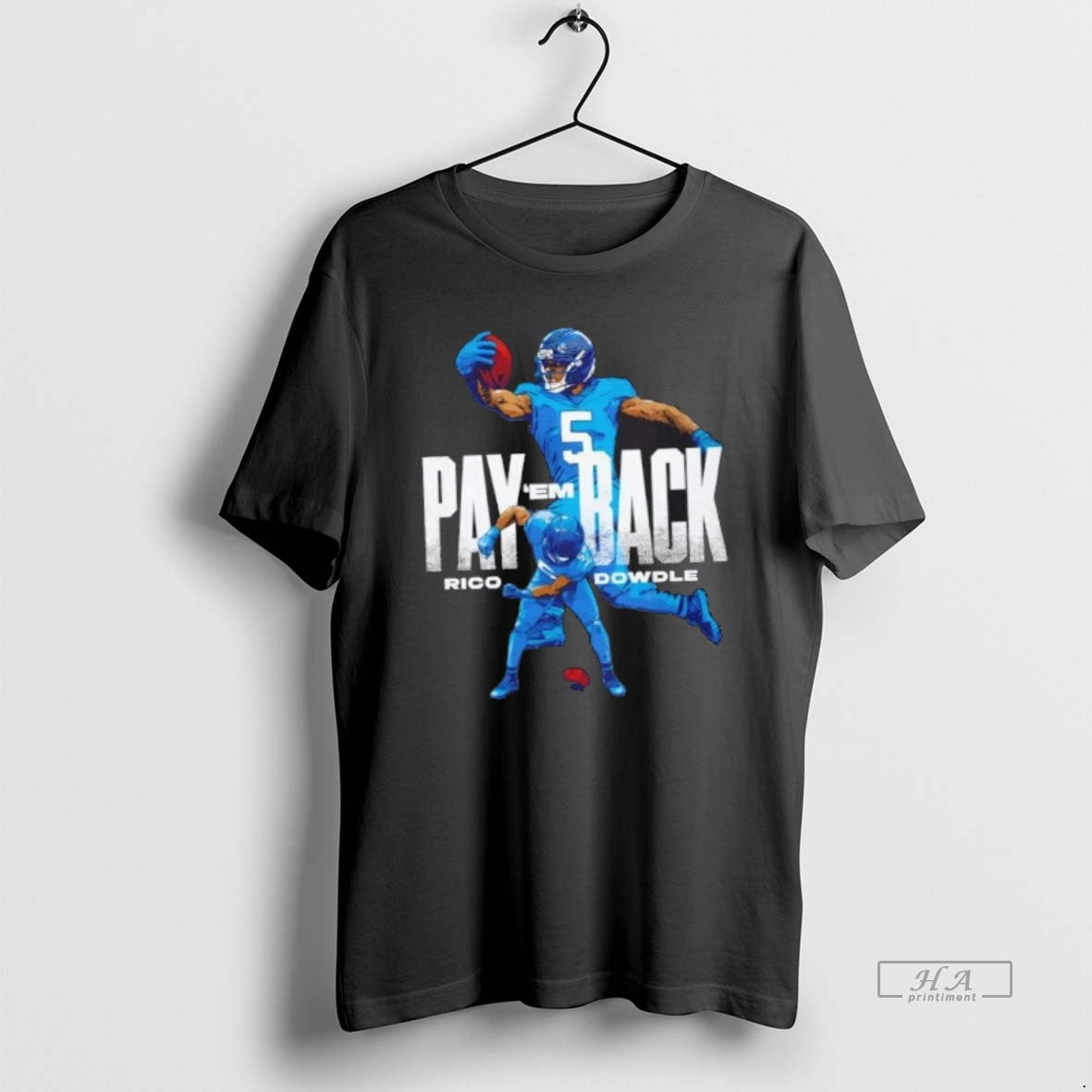 Official Trendy Rico Dowdle Carolina Panthers Pay Em Back