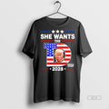 Official Trendy She Wants The D Trump 2028 Tee Sweater