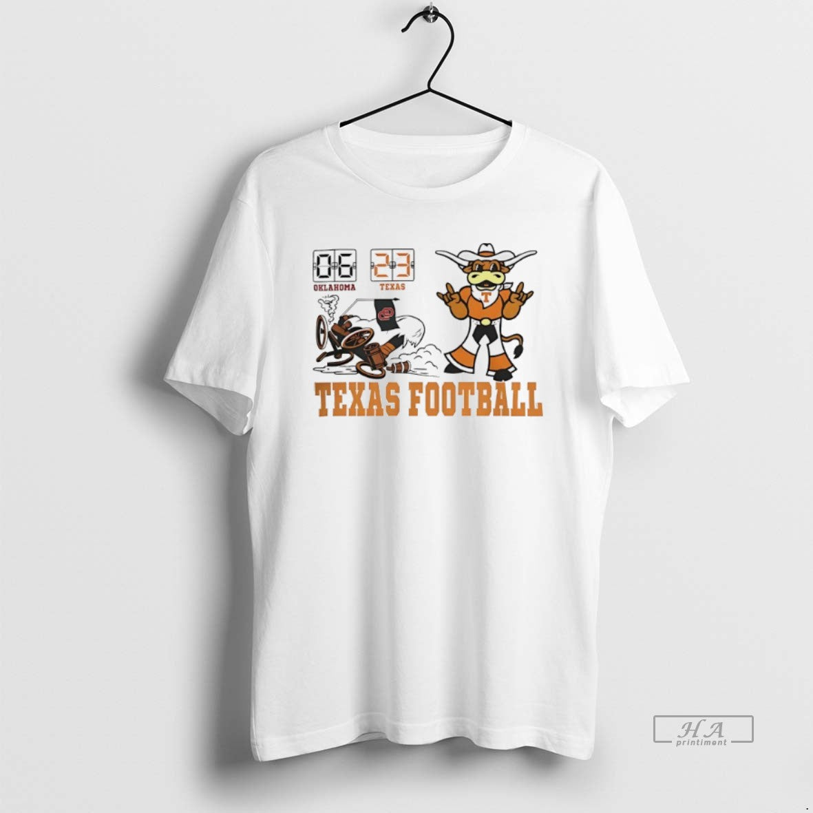 Official Trendy Texas Longhorns Beat Oklahoma Sooners 2025 Red River Rivalry Score 23 6 Mascot