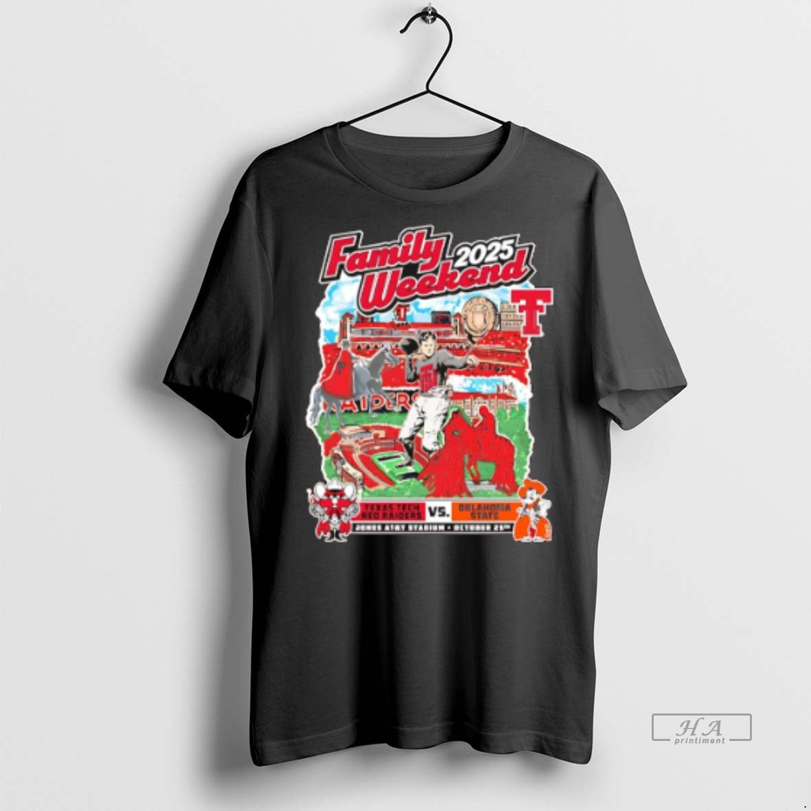 Official Trendy Texas Tech Red Raiders Vs Oklahoma State 2025 Family Day Gameday Tee Sweater