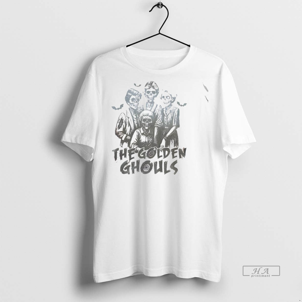 Official Trendy The Golden Ghouls The Golden Girls Halloween Vintage Tee Sweater