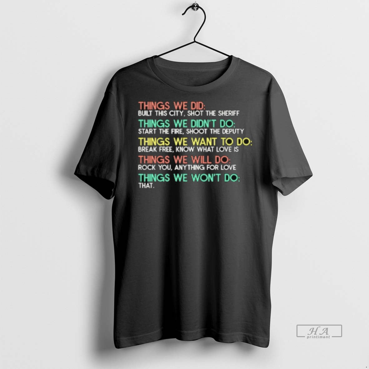 Official Trendy Things We Did Built This City Shot The Sheriff Things We Didnt Do