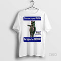 Official Trendy This Man Is Your Friend He Fight For Freedom Frog Tee Sweater