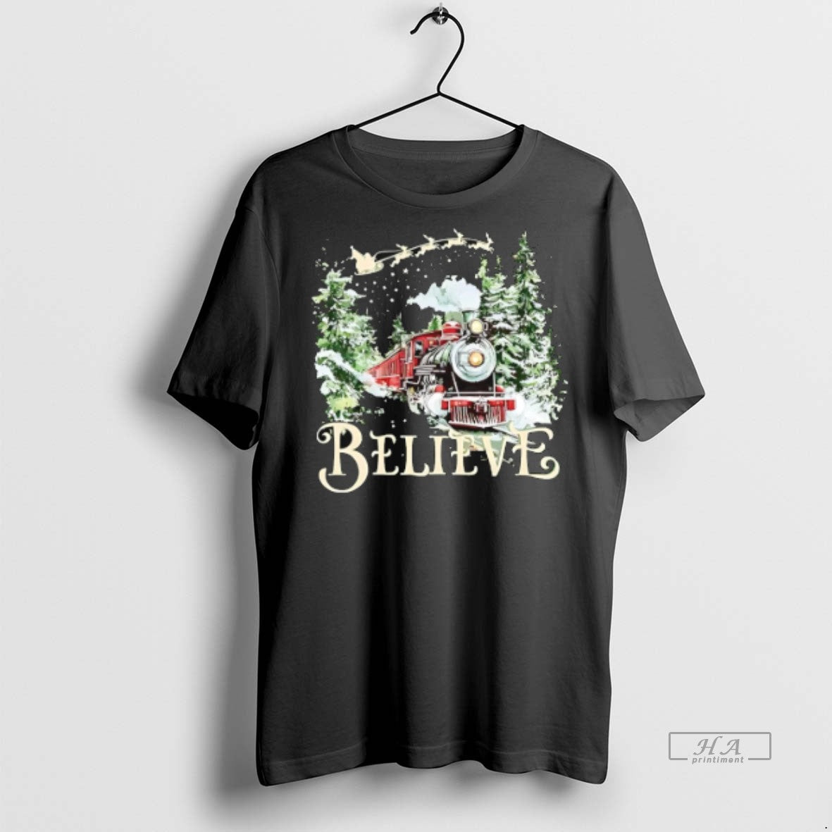 Official Trendy Train Polar Express Christmas Vintage Tee Sweater