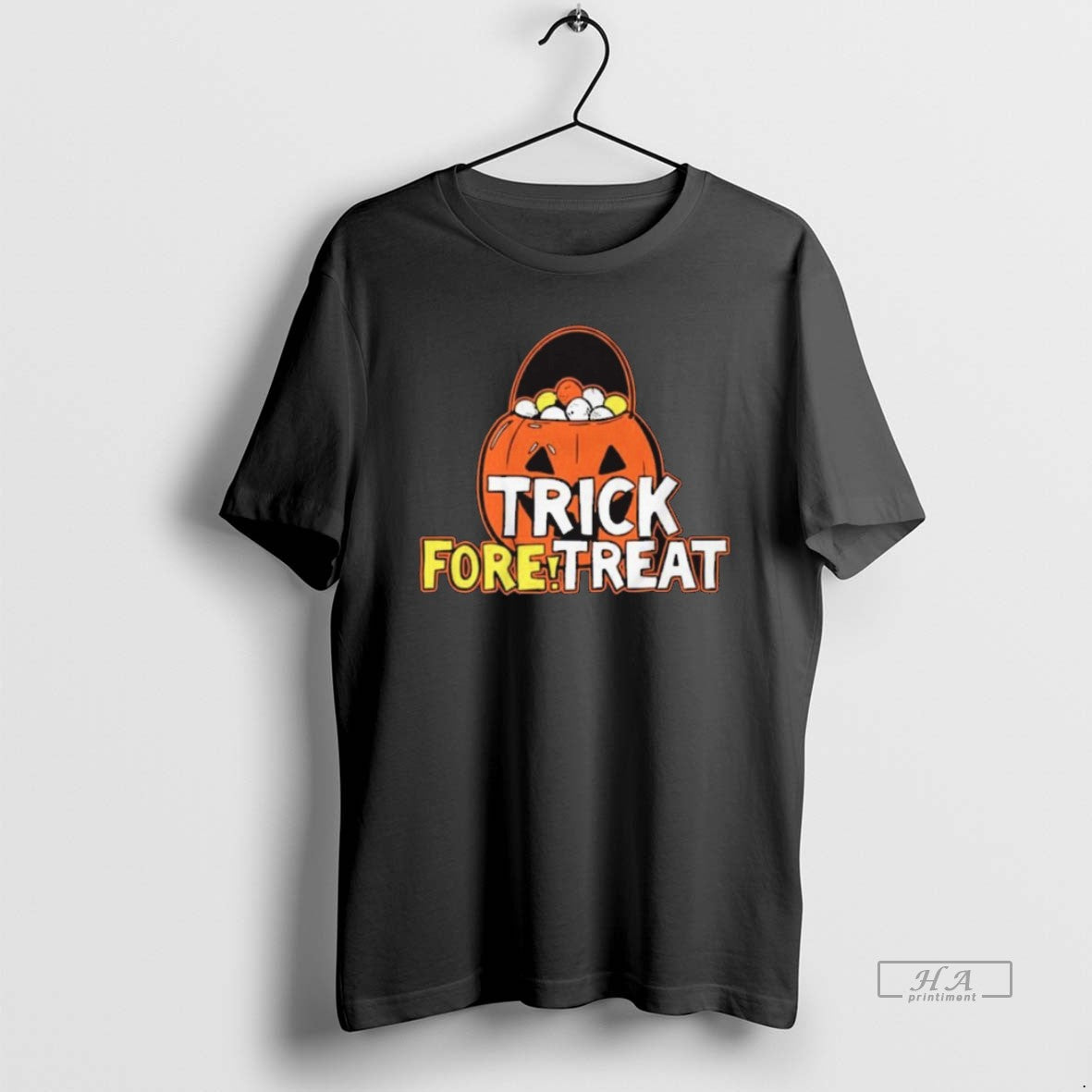 Official Trendy Trick Fore Treat Halloween 2025 Fanart
