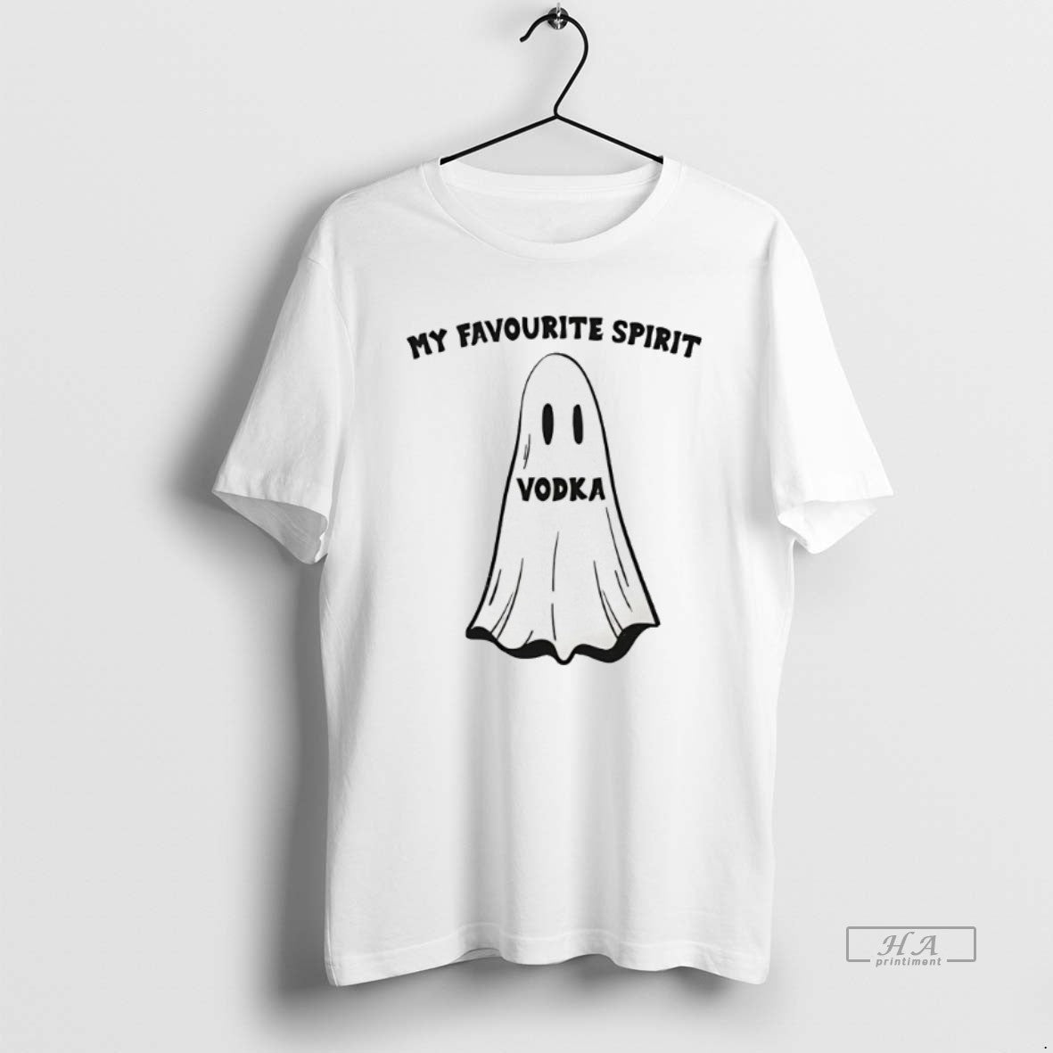 Official Trendy Vodka Ghost My Favourite Spirit Halloween