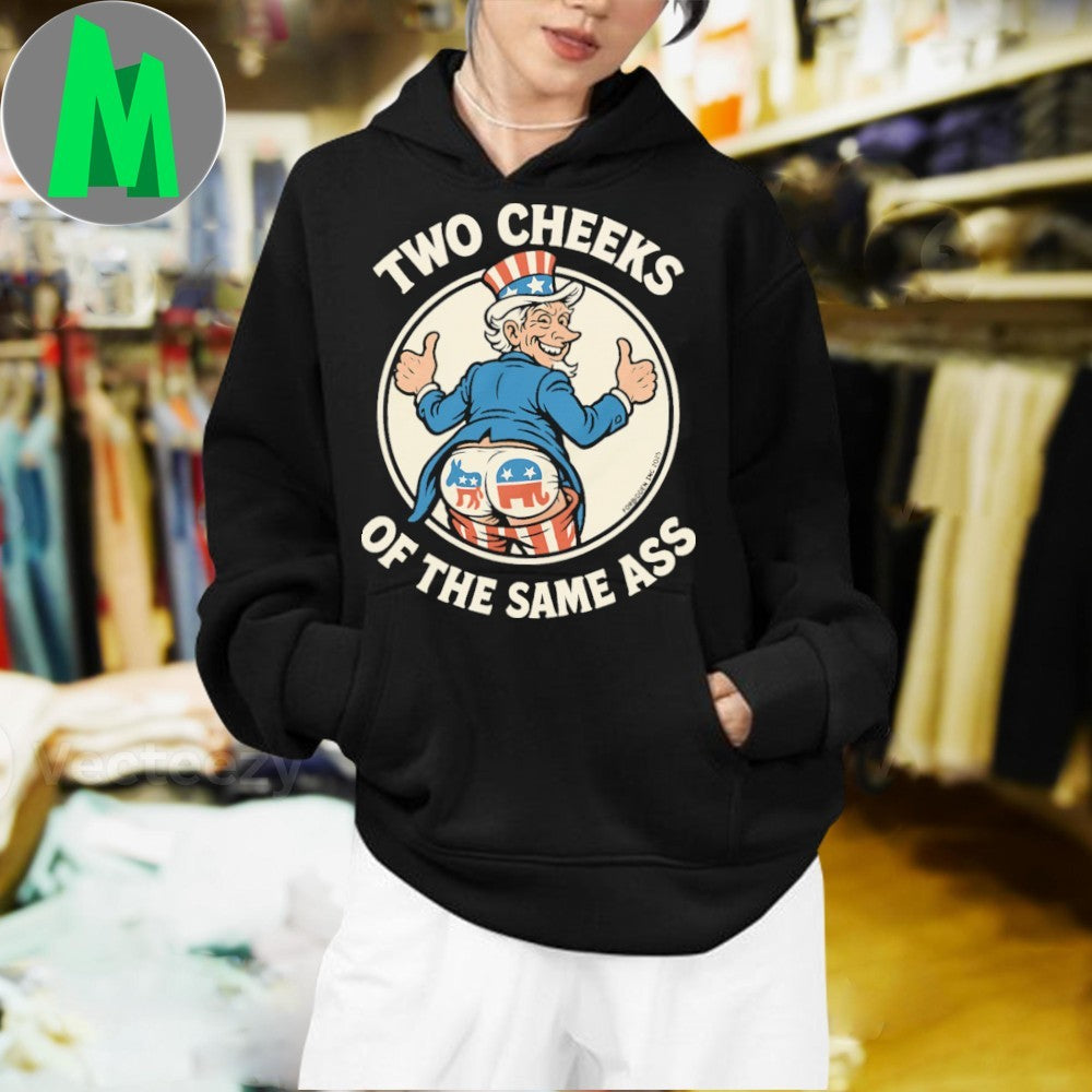 Two Cheeks Of The Same As Uncle Sam Political Satire Unisex