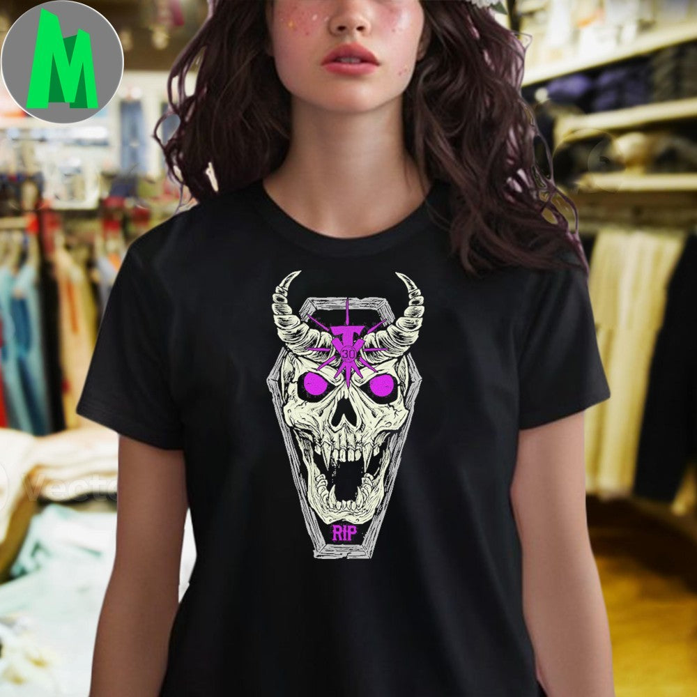 Undertaker 30 Years Demon Skull Shirt Unisex