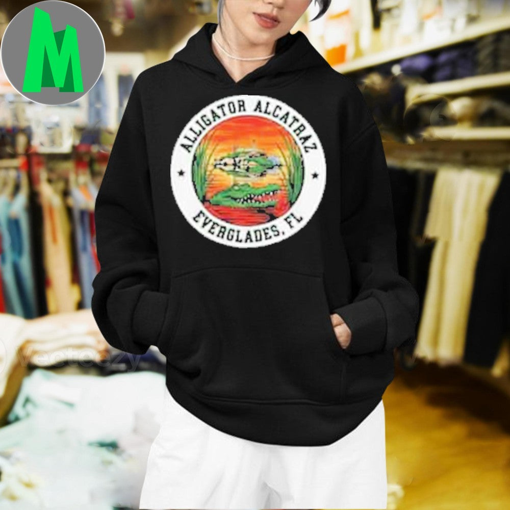 Unleash the Florida Fun with the Alligator Alcatraz Funny Everglades Shirt Unisex