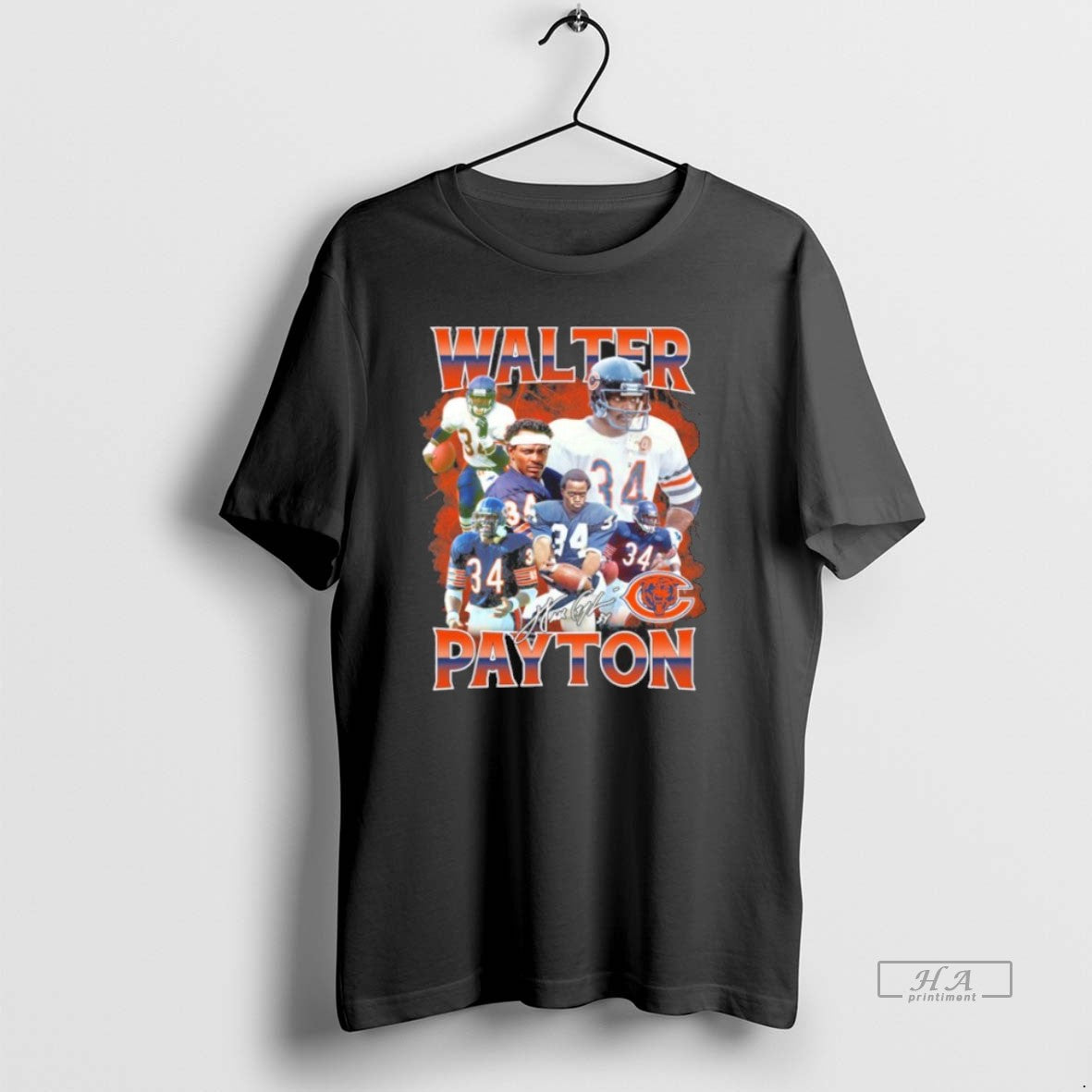 Official Walter 34 Player Payton Signature