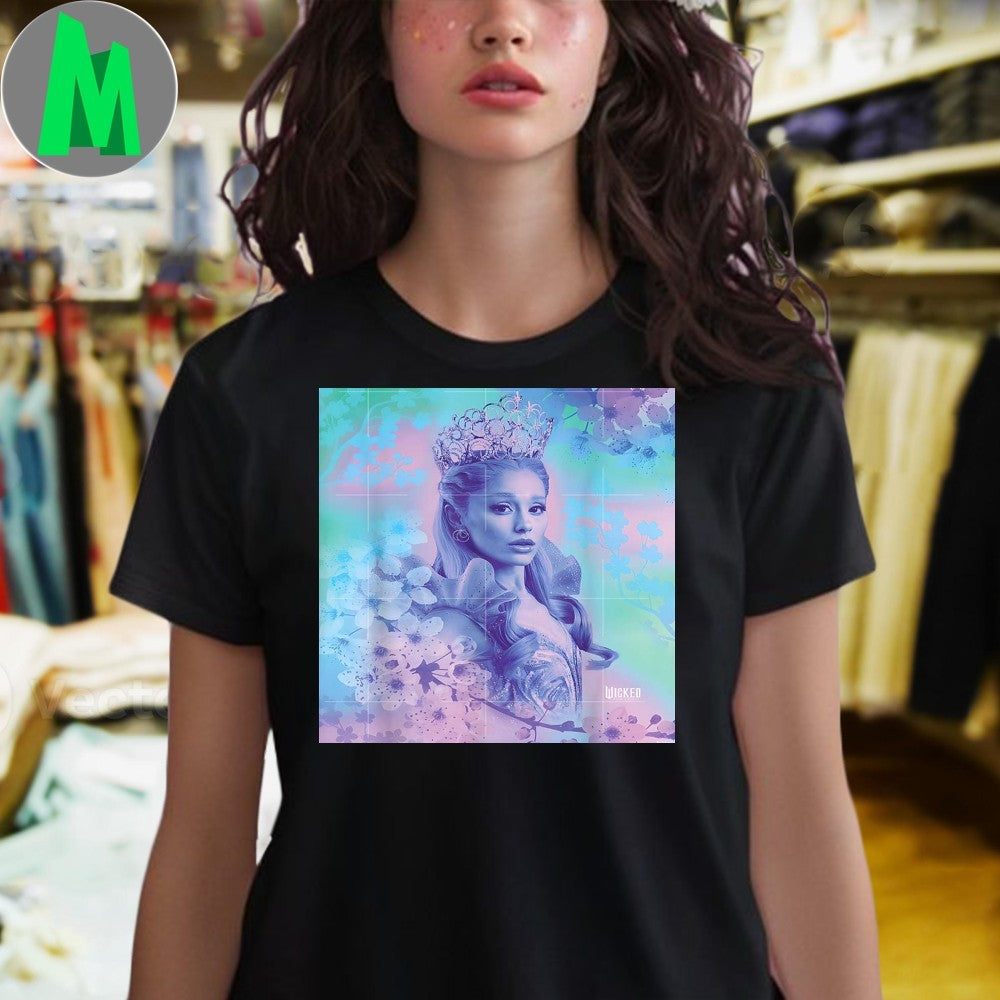 Wicked For Good Glinda Close Up Florals Shirt Unisex